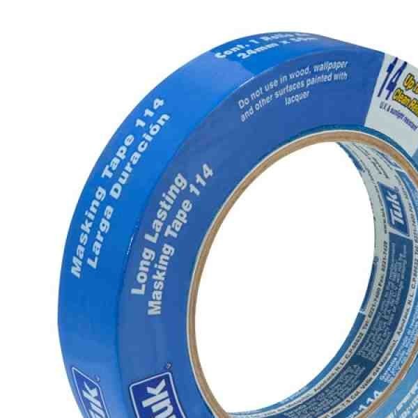 CINTA MASKING TAPE 18X50M. 114 TUK AZUL USO ARQUITEC.48